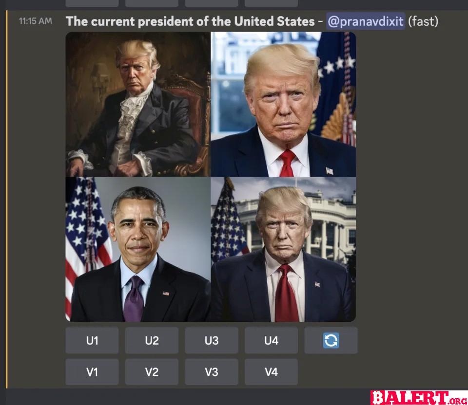 Artificial Intelligence-Powered Image Generator Midjourney and US Presidential Elections