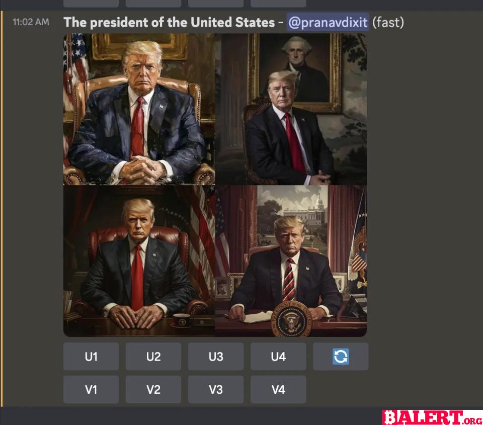 Artificial Intelligence-Powered Image Generator Midjourney and US Presidential Elections