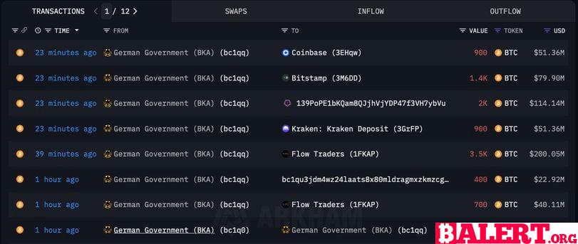 Bitcoin Movement and Price Drop