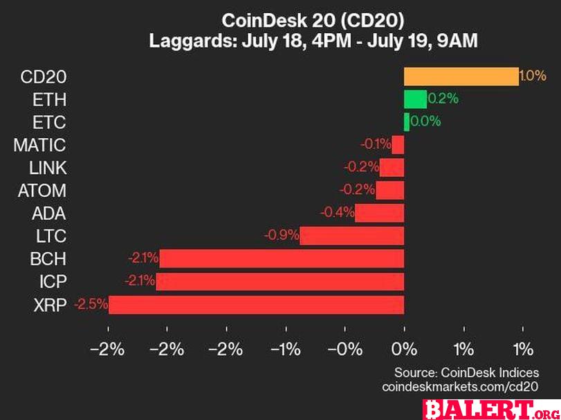 CoinDesk Indices Daily Market Update: Cryptocurrency Performance Insights