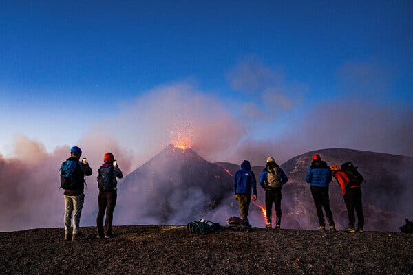 Mount Etna and Stromboli Volcanoes Erupt in Spectacular Displays