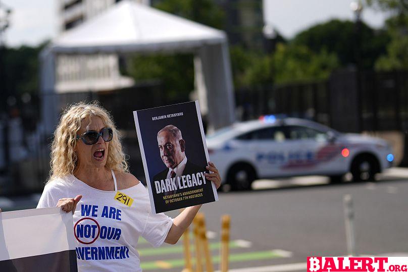 Protests Erupt During Netanyahu's Visit