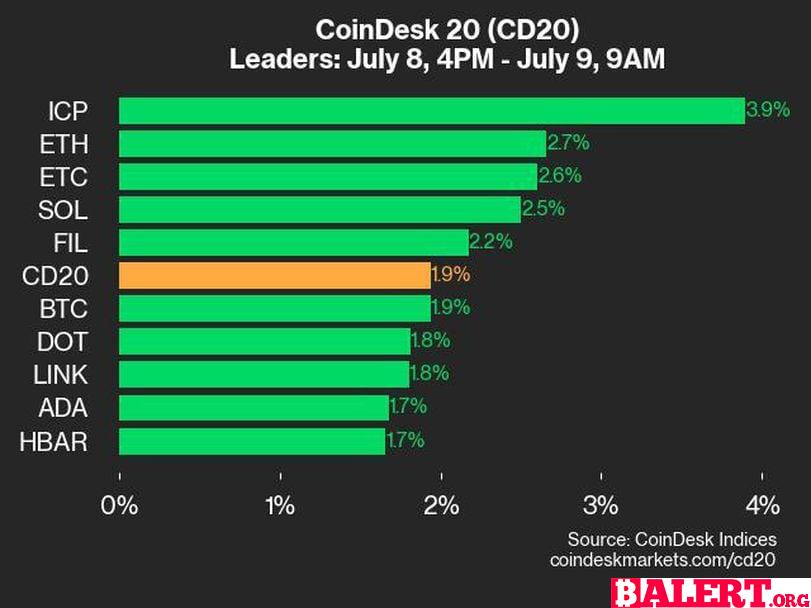 The CoinDesk 20 Update