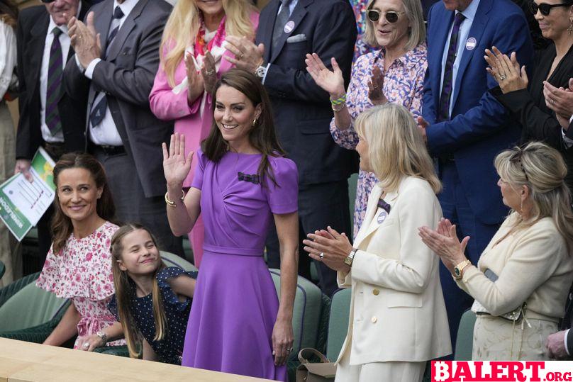 The Princess of Wales at Wimbledon