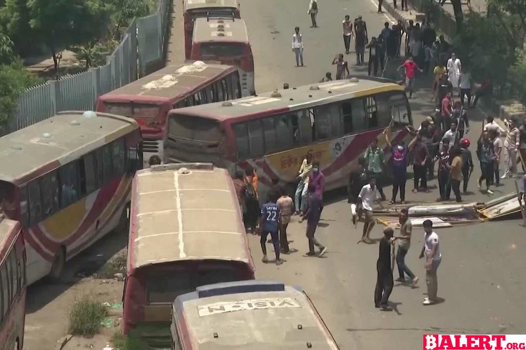 Violent Clashes Erupt in Bangladesh Over Controversial Quota System