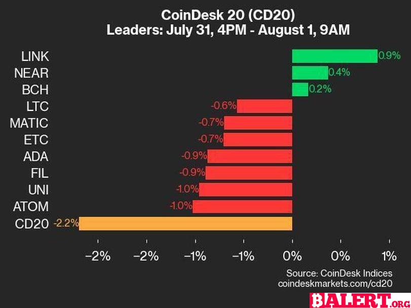 CoinDesk Indices Daily Market Update