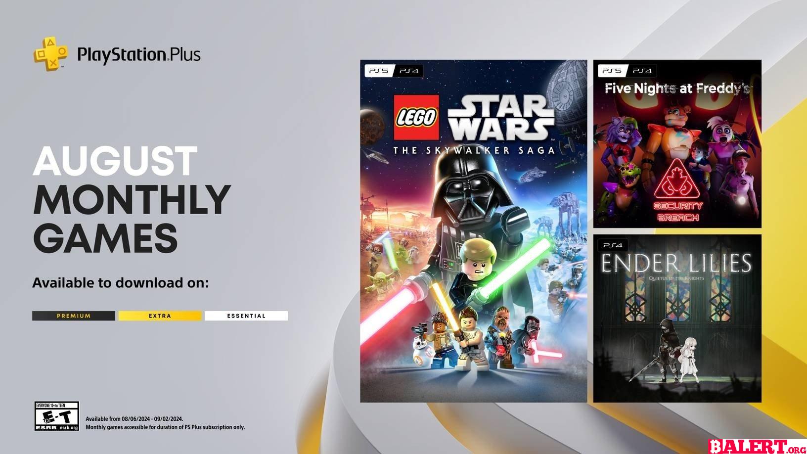 PlayStation Plus August Free Games