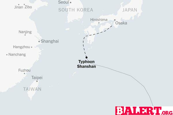 Typhoon Shanshan Impacts Japan with Severe Weather