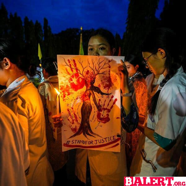 A Vigil for the Victim of Violence in Guwahati