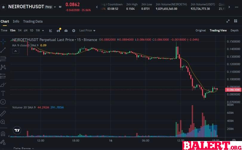 Binance Spot Listing Sparks 700% Surge in NEIRO Token Prices