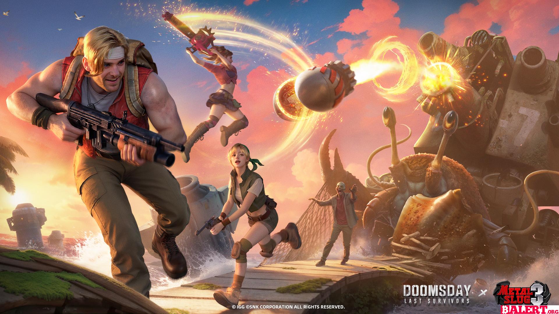 Go Zombie Hunting with Doomsday: Last Survivors and Metal Slug 3 Collaboration!