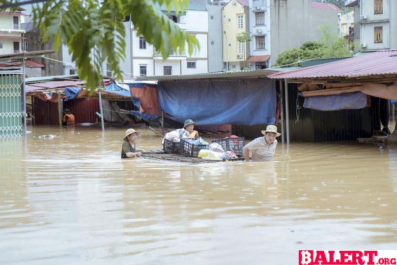 Severe Flooding and Typhoon Aftermath in Northern Vietnam