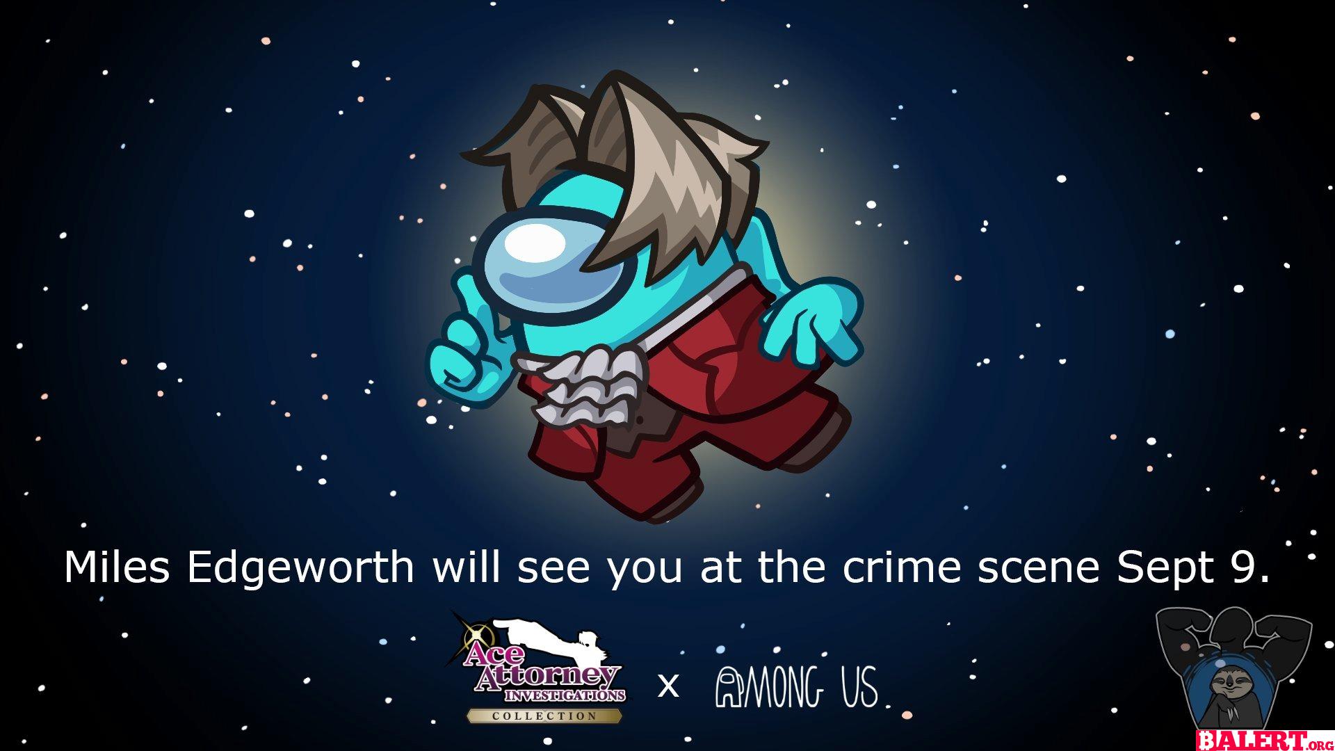 New Character in Among Us: Miles Edgeworth